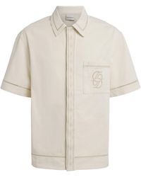 Drole de Monsieur - Cotton Embroidered Short-Sleeve Shirt - Lyst