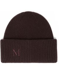 Max Mara - Cashmere Monogram Beanie - Lyst