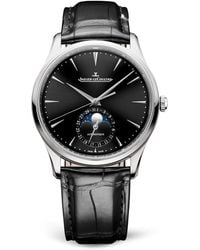 Jaeger-lecoultre - Stainless Steel Master Ultra Thin Moon Watch - Lyst