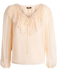 PAIGE - Plissé Michelina Blouse - Lyst