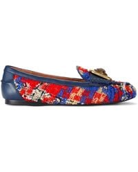 Kurt Geiger - Tweed Pimlico Moccasins - Lyst