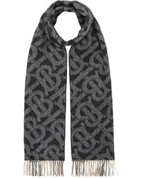 Burberry - Cashmere Reversible Scarf - Lyst