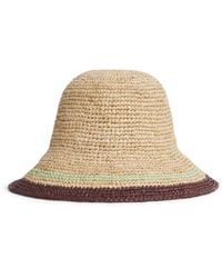 Zimmermann - Raffia Stripe Bucket Hat - Lyst