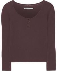 AllSaints - Jules Henley Long-Sleeve T-Shirt - Lyst
