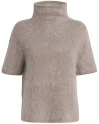 Soft Goat - Brushed Cashmere Short-Sleeve Sweater - Lyst
