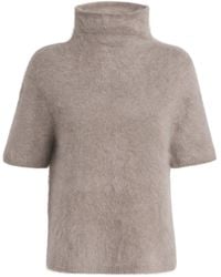 Soft Goat - Brushed Cashmere Short-Sleeve Sweater - Lyst