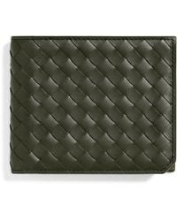 Bottega Veneta - Leather Intrecciato Piccolo Bifold Wallet - Lyst