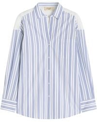 Weekend by Maxmara - Cotton Poplin Embroidered Shirt - Lyst