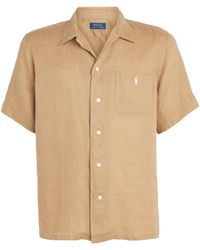 Polo Ralph Lauren - Linen Short-Sleeve Classic-Fit Shirt - Lyst