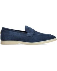 Bougeotte - Suede Loisir Gommé Loafers - Lyst
