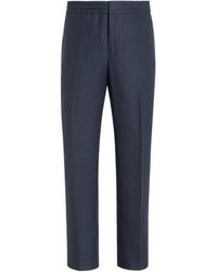 ZEGNA - Linen Oasi Lino Trousers - Lyst