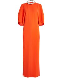 Stella McCartney - Exclusive Embellished Neckline Maxi Dress - Lyst