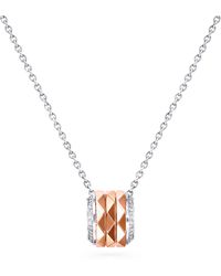 Graff - Rose, And Diamond Lg Signature Pendant Necklace - Lyst