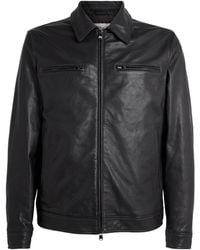 Valstar - Biker Grained Leather Jacket - Lyst