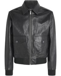 A.P.C. - Gael Leather Jacket - Lyst
