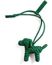 Bottega Veneta - Lambskin Intrecciato Dog Charm - Lyst