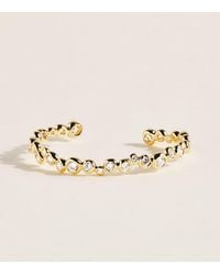 Alexis - Plated Skinny Asterales Cuff Bracelet - Lyst