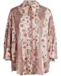 AllSaints - Cascade Print Charli Shirt - Lyst