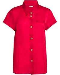 KHAITE - Silk Organza Keefe Shirt - Lyst