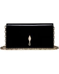 Christian Louboutin - Bettina Patent Leather Clutch Bag - Lyst