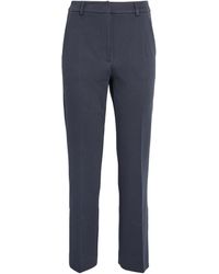 Weekend by Maxmara - Cotton-blend Tailored Trousers - Lyst
