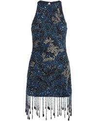 Clio Peppiatt - Embellished Sequin Mini Dress - Lyst
