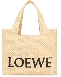Loewe - Medium Font Tote - Lyst