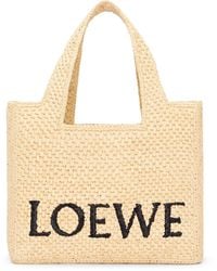 Loewe - Medium Font Tote - Lyst