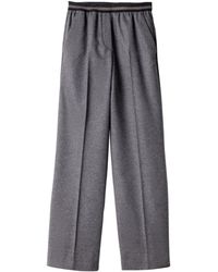 Miu Miu - Wool-Cashmere Straight Sweatpants - Lyst