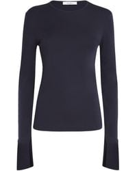 Max Mara - Wool Long-Sleeve T-Shirt - Lyst