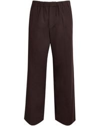 Sandro - Alpha Cotton Wide-Leg Trousers - Lyst