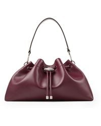 Jimmy Choo - Medium Cinch Leather Shoulder Bag - Lyst
