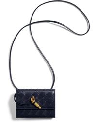Bottega Veneta - Leather Intrecciato Andiamo Badge Holder - Lyst