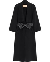 Valentino - Virgin Wool-Cashmere Belted Coat - Lyst