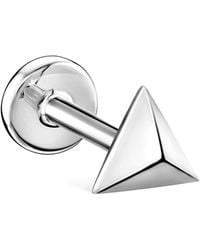 Maria Tash - Faceted Triangle Threaded Stud Earring - Lyst