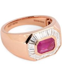 SHAY - Diamond And Ruby Championship Ring - Lyst
