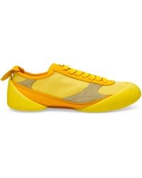 McQueen - Leather Flexion Sneakers - Lyst