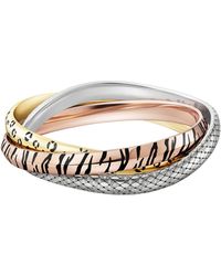 Cartier - Mixed And Diamond Wild Ones Trinity Bracelet - Lyst