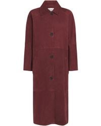 Arma - Suede Judy Trench Coat - Lyst