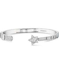 CHANEL - And Diamond Comète Chevron Bracelet - Lyst