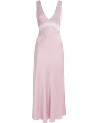 Bocan - Lace-Trim Beatrice Slip Dress - Lyst