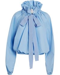 Patou - Cotton Iconic Voluminous Blouse - Lyst