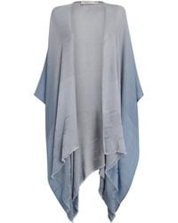 Agnona - Cashmere-Silk Cape Poncho - Lyst