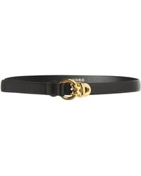 Sandro - Leather Chain Buckle Belt - Lyst