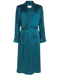Harrods - Silk Jewel Print Night Robe - Lyst