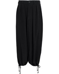Yohji Yamamoto - Draped Balloon Trousers - Lyst