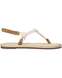 Manebí - Rope Flat Sandals - Lyst