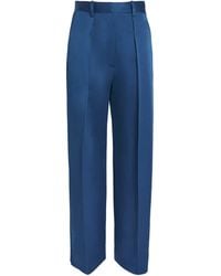 Victoria Beckham - Cecilia Wide-Leg Trousers - Lyst
