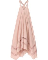 AllSaints - Organic Cotton Midi Dress - Lyst