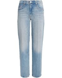 Mother - The Zip Rambler Skimp Mid-Rise Jeans - Lyst